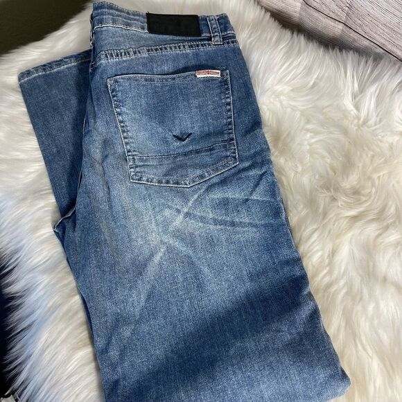 Hudson Jeans Whiskered High Waist Straight Leg Sz 18 - Picture 1 of 9